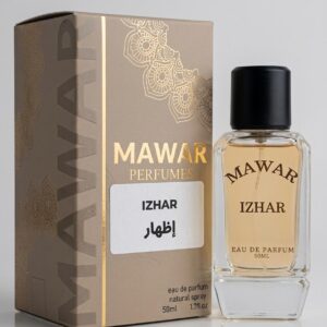 IZHAR Eau de Parfum, Jasmine & Peppercorn Top Notes, vanila notes 50ml