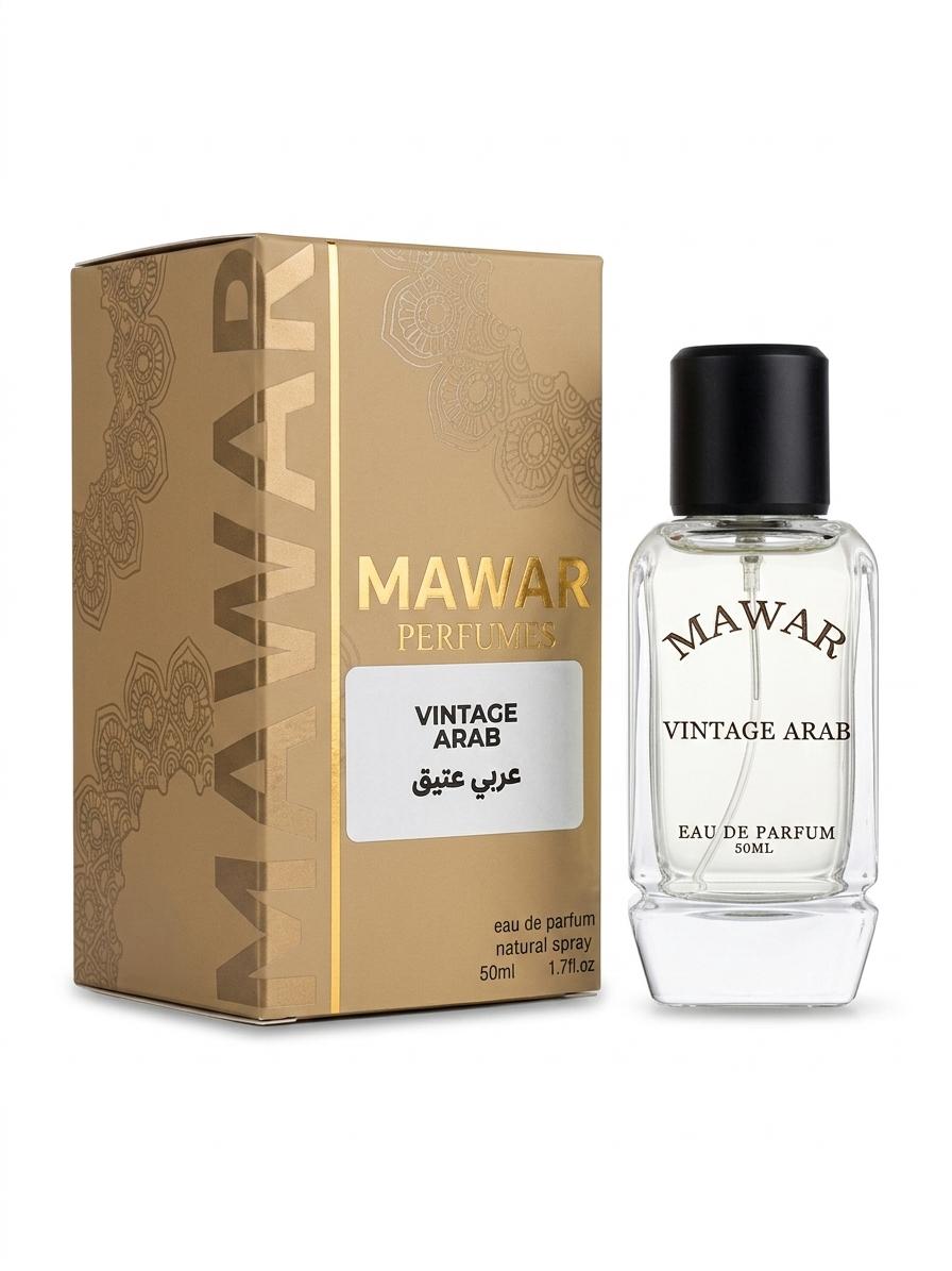 Mawar Vintage Arab Eau de Parfum, Fruity Chypre Woody-Fruity Scent, Pineapple, Patchouli and Ambergris Notes, 50ml - Image 5