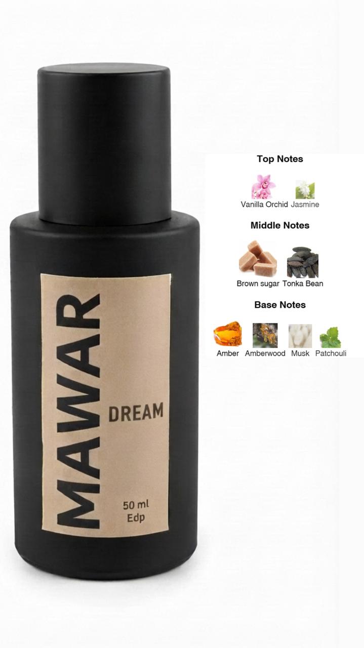 Mawar Perfumes Dream Eau de Parfum | Long Lasting Luxury Fragrance for Men and Women | 50 ml - Image 4